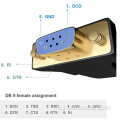 Cable de convertidor serial DB9 RS232 FTDI DB9